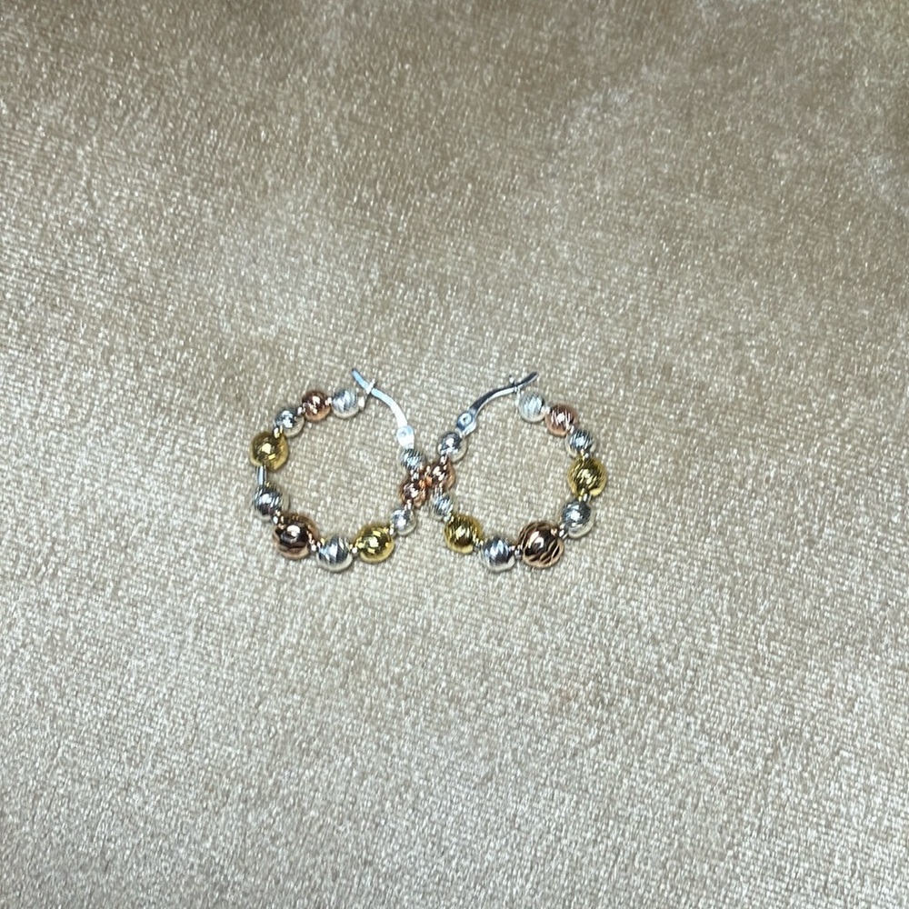 Multi color mini hoops